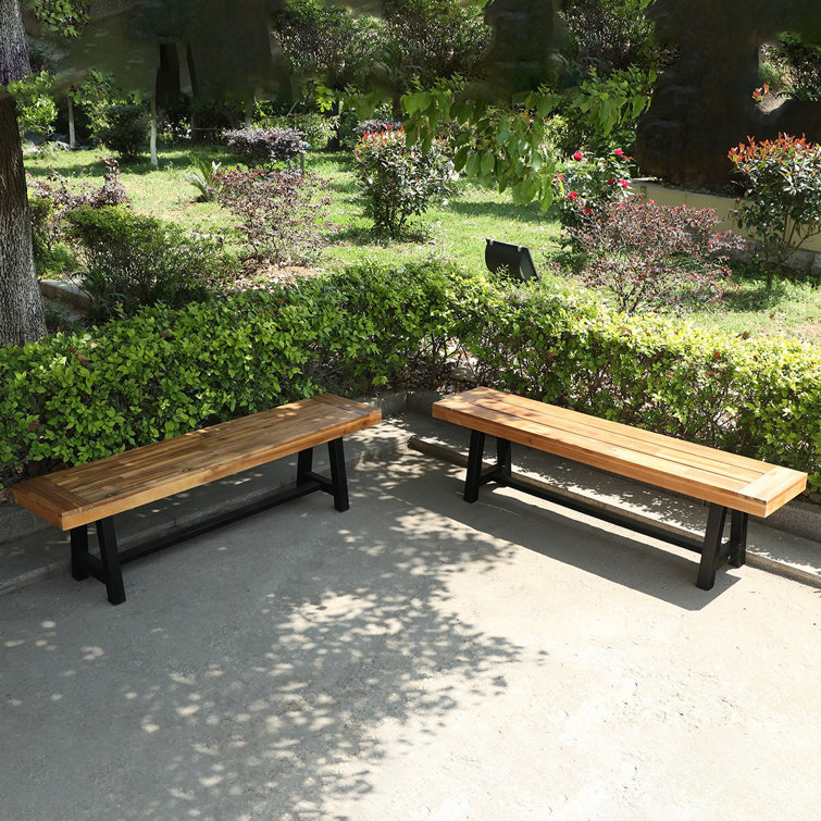 Wood discount park benches